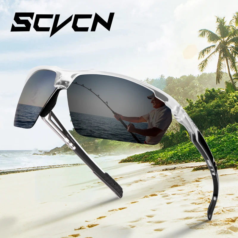 SCVCN Outdoor Polarized Cycling Sunglasses on Sale Polarized Glasses for Men Women UV400 Outdoor Bike Eyewear MTB Sports Glasses Running Bicycle Goggles