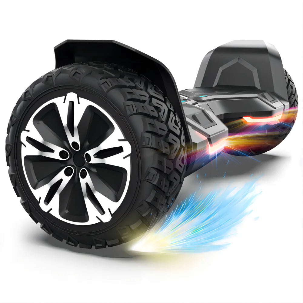 Off-Road Self-Balancing Electric Scooter With LED Lights And Speaker