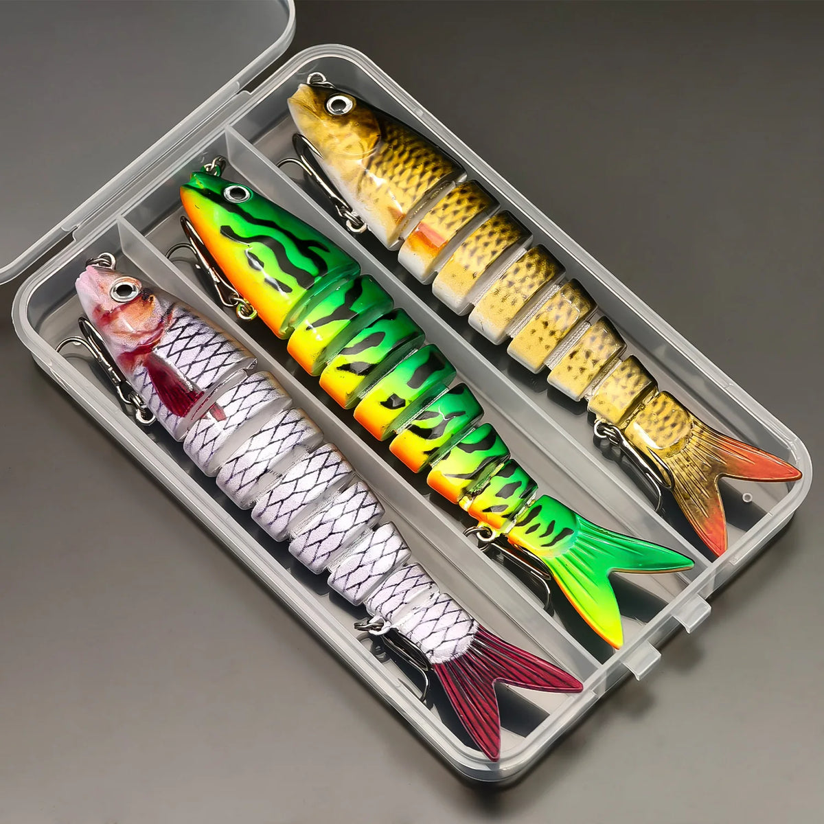 ANFS Multi Jointed Realistic Swimbaits Fishing Lure Set