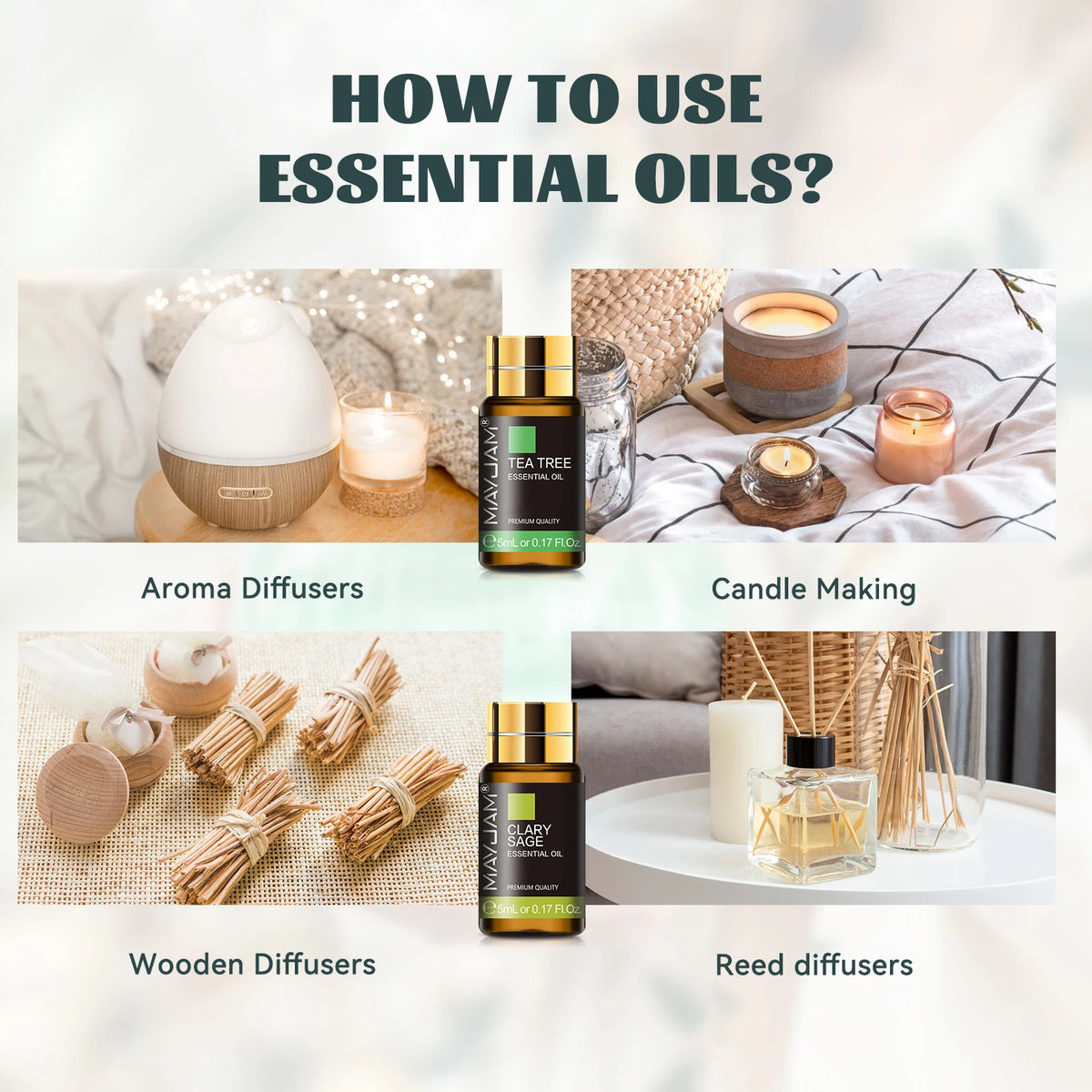 Mayjam 35 Bottles Essential Oils Collection With Gift Box