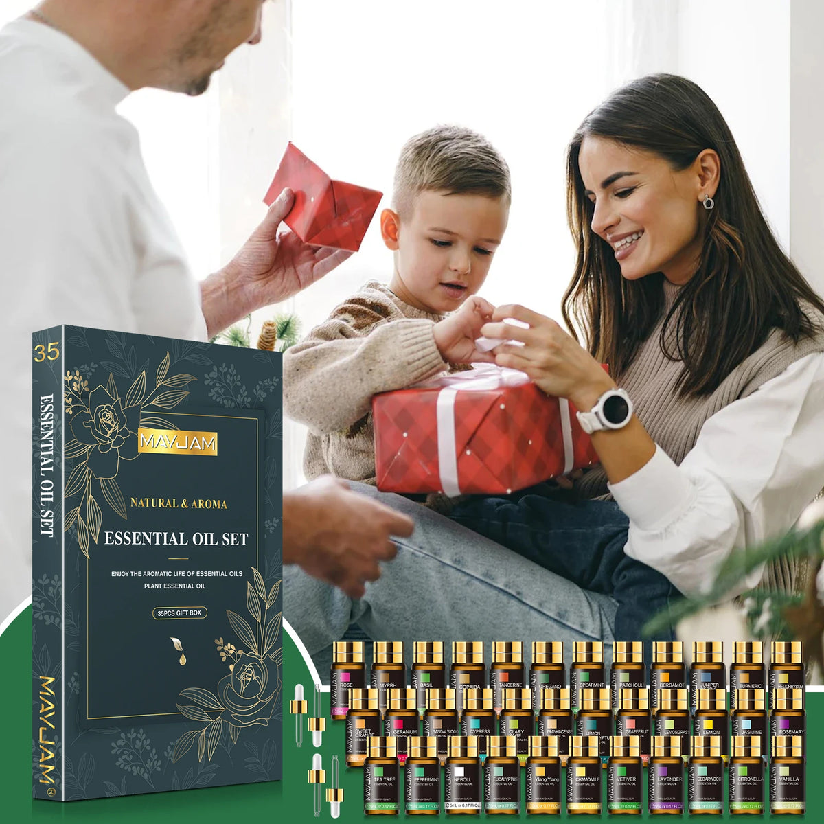 Mayjam 35 Bottles Essential Oils Collection With Gift Box