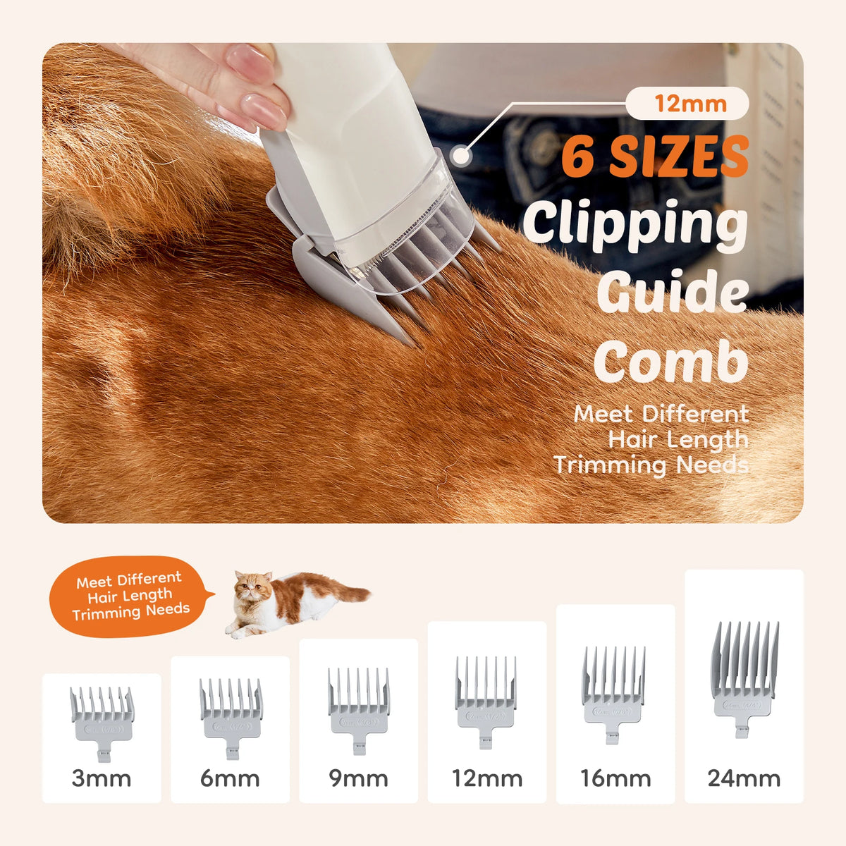 Professional Pet Grooming Vacuum Kit With Quiet Cordless Clippers