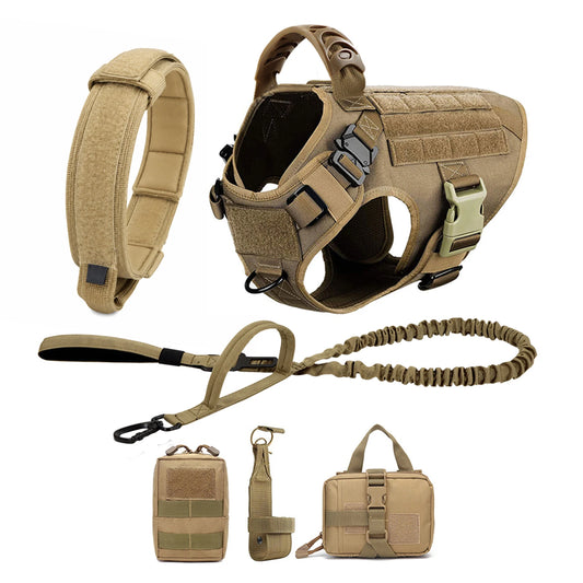 Petravel Padded Quick Release Dog Harness And Leash Set