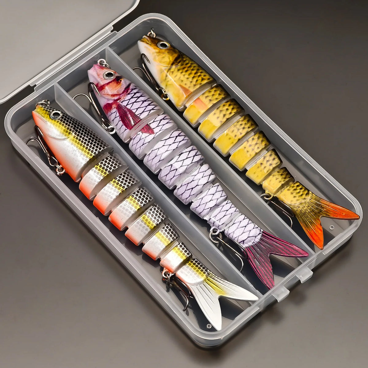 ANFS Multi Jointed Realistic Swimbaits Fishing Lure Set