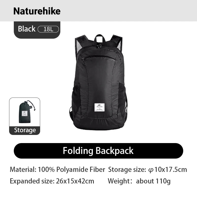 Naturehike Ultra Lightweight Nylon Backpack For Outdoor Hiking