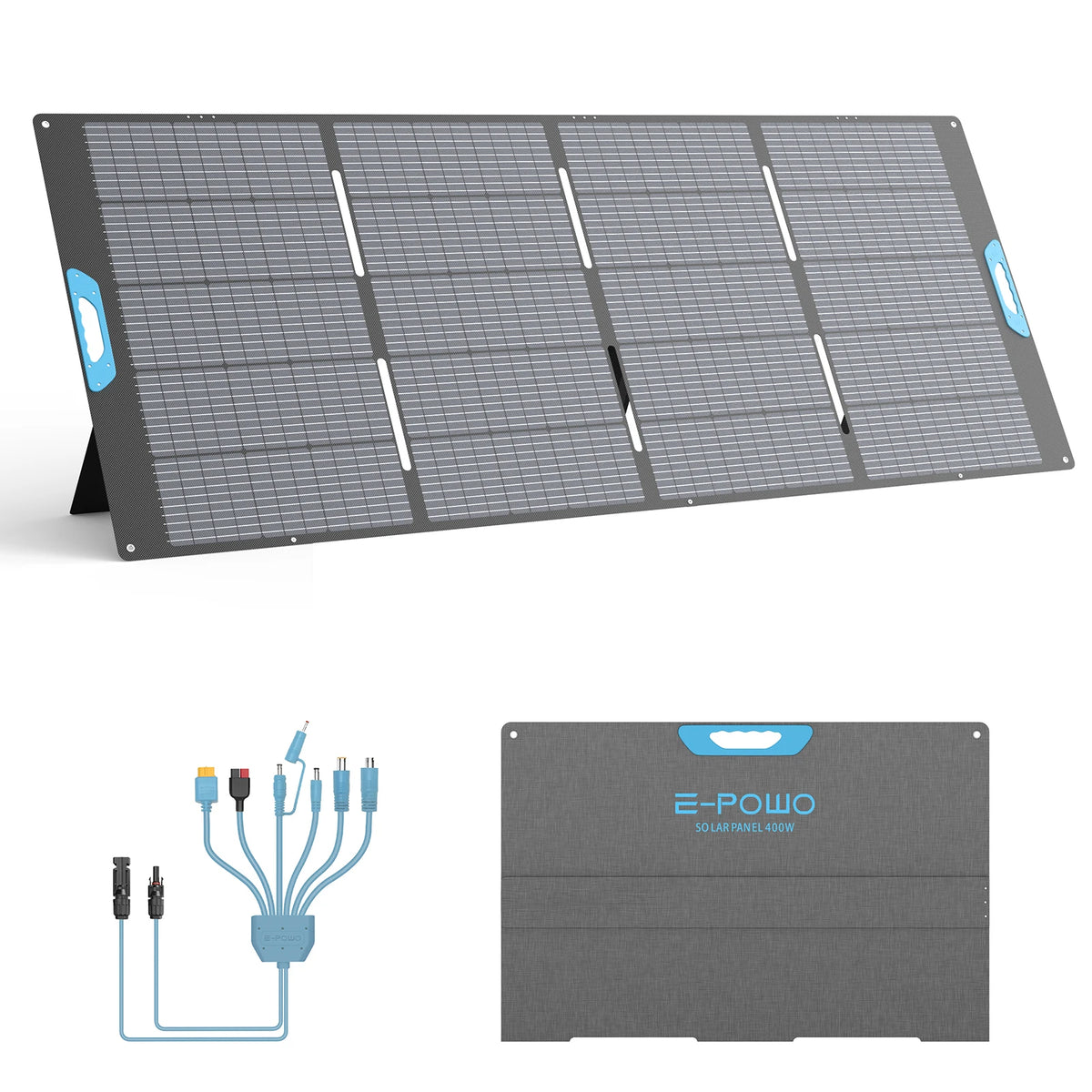 E-POWO 800W Foldable Solar Panel With Kickstand Waterproof For RV