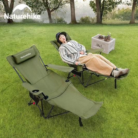 Naturehike Portable Folding Reclining Chair With Footrest