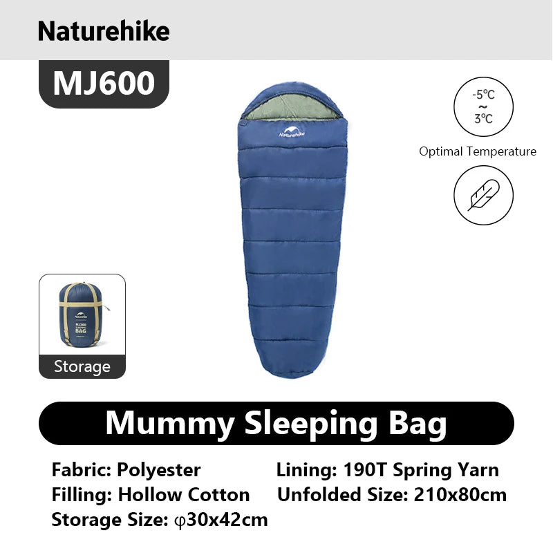 Naturehike Mummy Sleeping Bag For Adult Camping And Winter