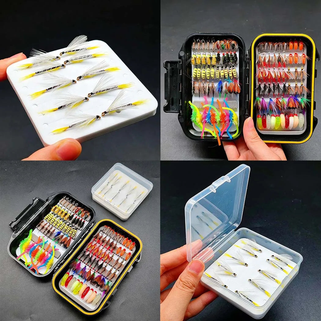 Professional Dry Wet Nymph Fly Fishing Flies For Trout Bass