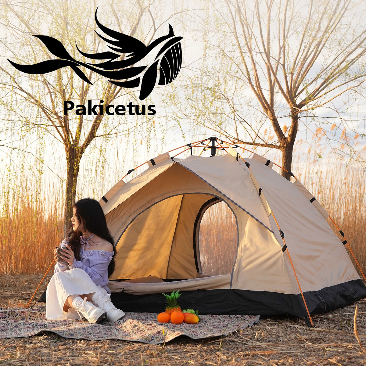 Automatic Pop Up Camping Tent For Quick Outdoor Setup Travel