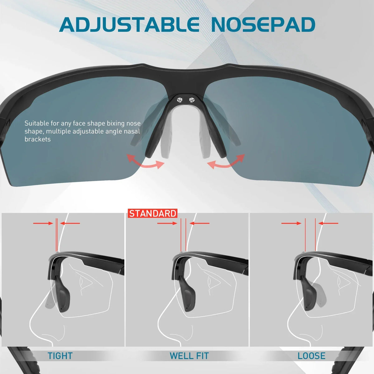SCVCN Outdoor Polarized Cycling Sunglasses on Sale Polarized Glasses for Men Women UV400 Outdoor Bike Eyewear MTB Sports Glasses Running Bicycle Goggles