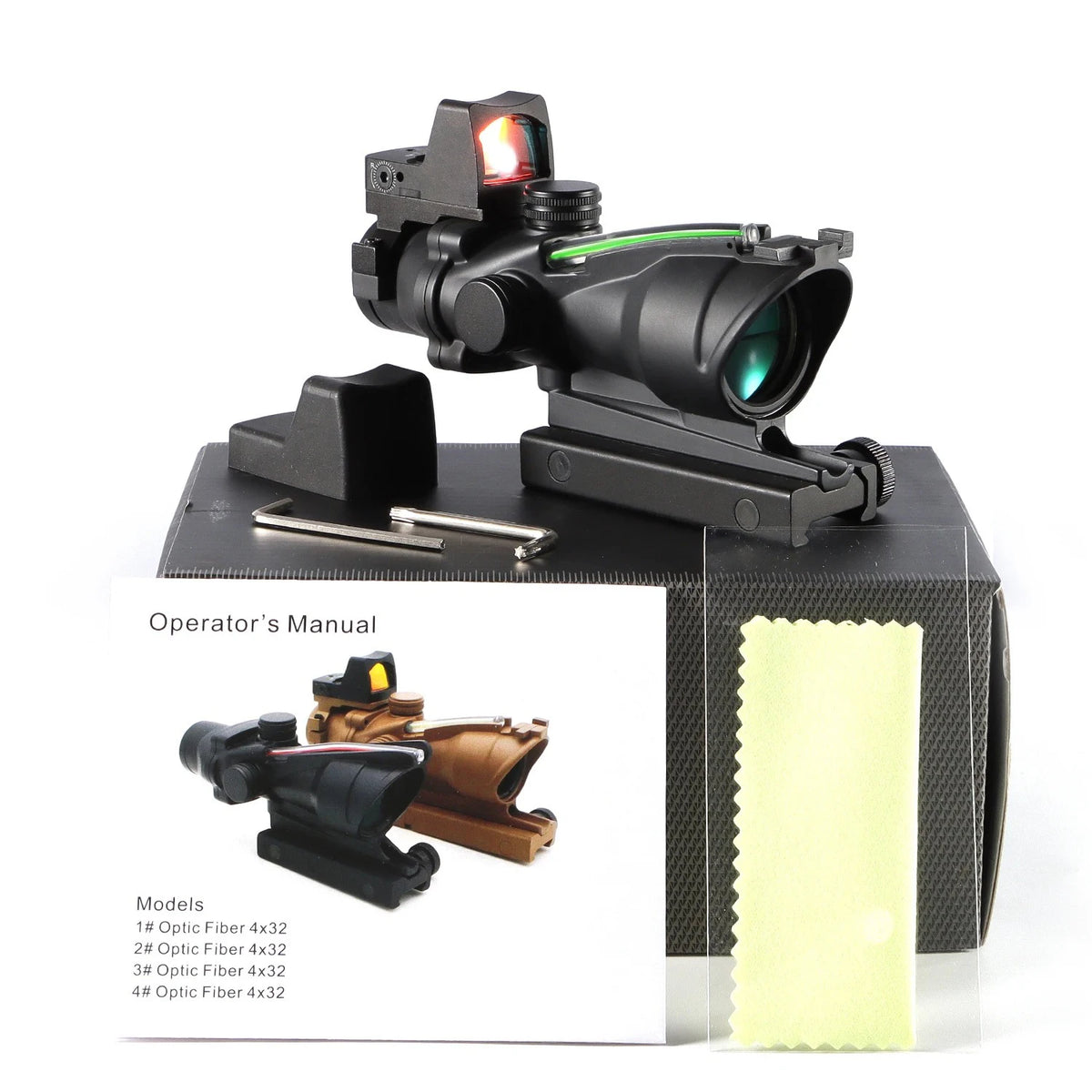 Nabila 4X32 Red Dot Tactical Rifle Scope