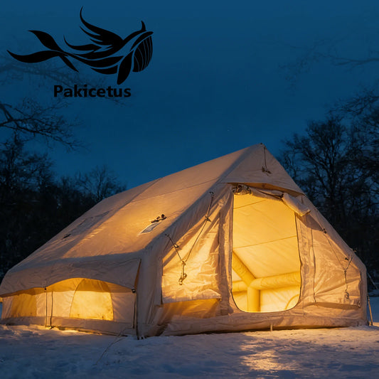 Pakicetus Inflatable Camping Tent Water Resistant Four Season Family Shelter