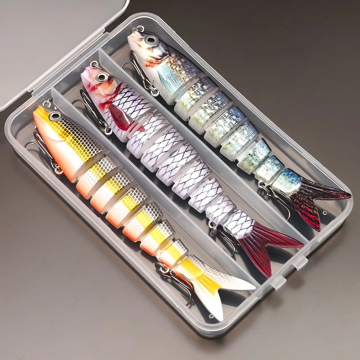 ANFS Multi Jointed Realistic Swimbaits Fishing Lure Set