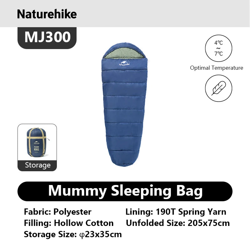 Naturehike Mummy Sleeping Bag For Adult Camping And Winter