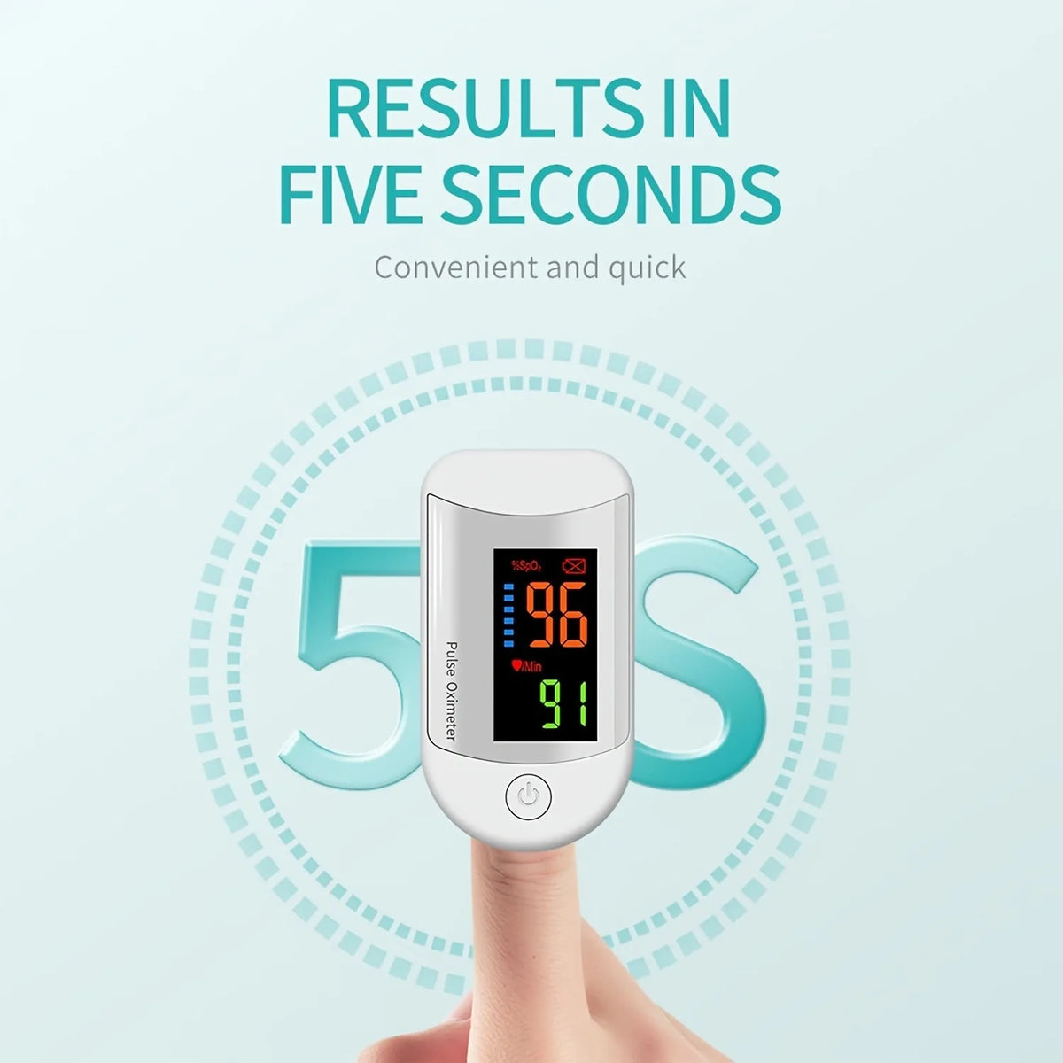 Jitesy Fingertip Pulse Oximeter Lcd Blood Oxygen Monitor