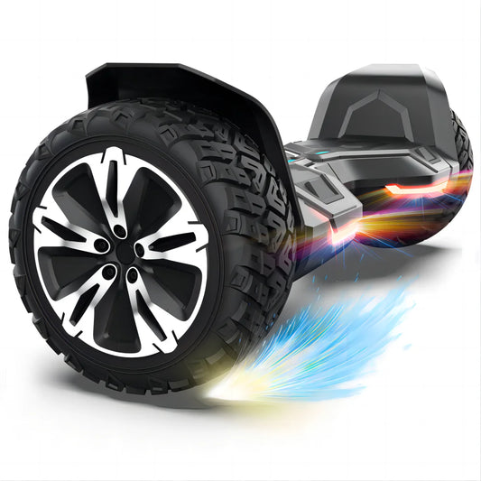Off-Road Self-Balancing Electric Scooter With LED Lights And Speaker