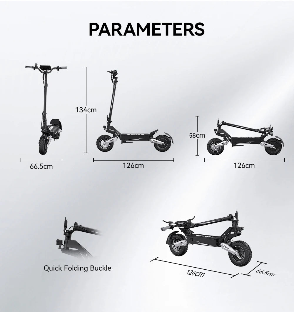 OOTD T10 Adult Foldable Electric Scooter With Efficient Power System