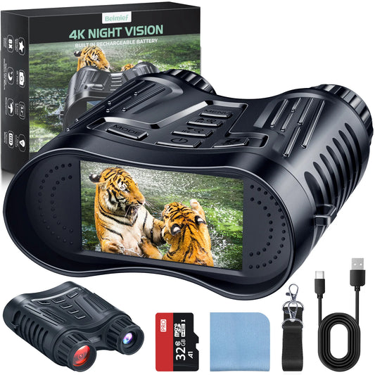 Letcmoi 4K UHD Infrared Night Vision Binoculars For Hunting