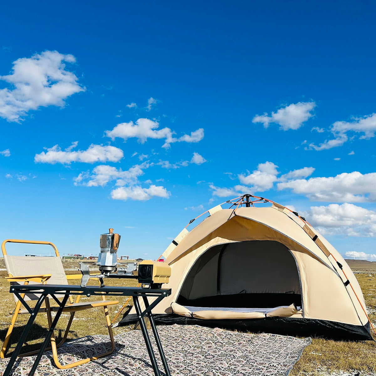 Automatic Pop Up Camping Tent For Quick Outdoor Setup Travel